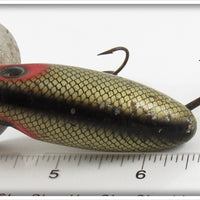 Fred Arbogast Black Silver Scale Jitterbug