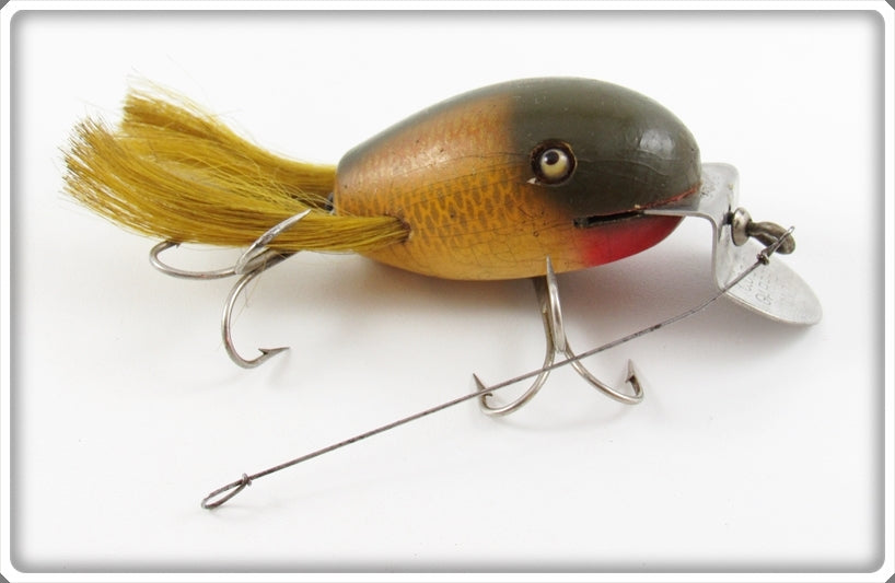 dingbat fishing lure Vintage Creek Chub Golden Shiner Dingbat Lure 5104 For Sale