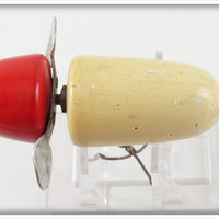 Pflueger Kingfisher White Red Head Globe X3796