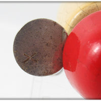 Pflueger Kingfisher White Red Head Globe X3796