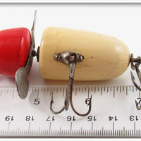 Pflueger Kingfisher White Red Head Globe X3796