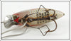 Heddon White And Red Shore Minnow No Snag River Runt N9112XS