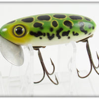 Fred Arbogast Frog Inline Vertical Screws Jitterbug