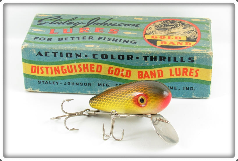 Vintage Staley Johnson Mfg Co Gold Scale Honey In Box S-209