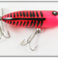 Vintage Heddon Orange Black Bone Baby Torpedo Lure 120 OBB