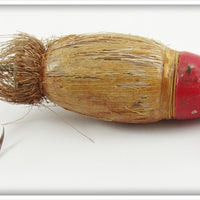 Vintage Paw Paw Red Head Natural Hair Mouse Lure 64