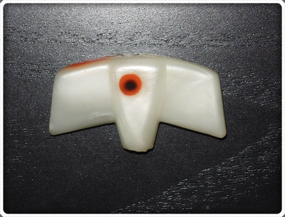 Vintage Lazy Ike White & Red Bat Ike Lure