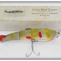 Vintage C.C. Roberts Little Mud Puppy Lure In Correct Box