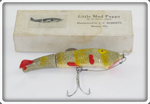 Vintage C.C. Roberts Little Mud Puppy Lure In Correct Box