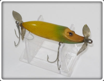 Vintage Rinehart Gold And Green Toper Lure