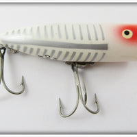 Heddon White Shore With White Belly Chugger Spook