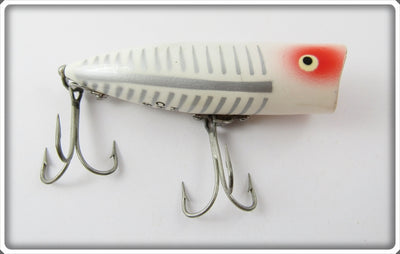 Heddon White Shore With White Belly Chugger Spook