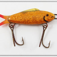 Vintage Paul Bunyan Baby Goldfish Fly Rod Minnow Lure 1700G