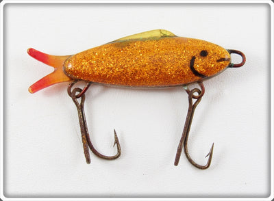 Vintage Paul Bunyan Baby Goldfish Fly Rod Minnow Lure 1700G