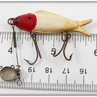 Paul Bunyan Red Head White Fly Rod Minnow 1700RW