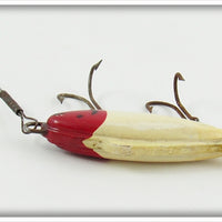 Paul Bunyan Red Head White Fly Rod Minnow 1700RW