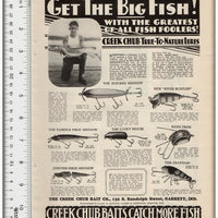 1930 Creek Chub Get The Big Fish Ad