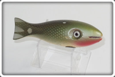 Vintage Snook Bait Co Green Mullet Weasel Lure