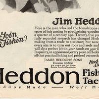 1923 Jim Heddon Goin' Fishin' Ad