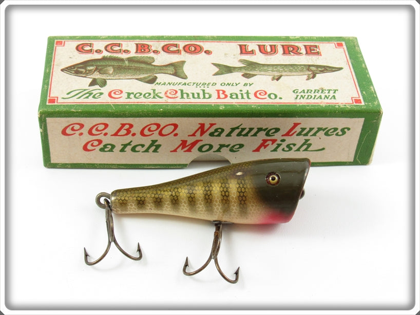 Vintage Creek Chub Pikie Scale Plunker Lure In Box 3200 