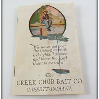 Vintage The Creek Chub Bait Co Old Fisherman Pocket Catalog 