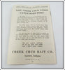 The Creek Chub Bait Co Old Fisherman Pocket Catalog