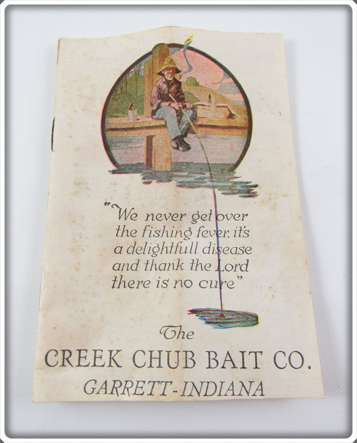 The Creek Chub Bait Co Old Fisherman Pocket Catalog