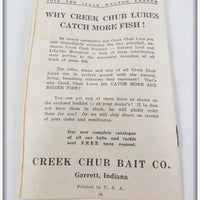 The Creek Chub Bait Co Old Fisherman Pocket Catalog