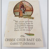 Vintage The Creek Chub Bait Co Old Fisherman Pocket Catalog