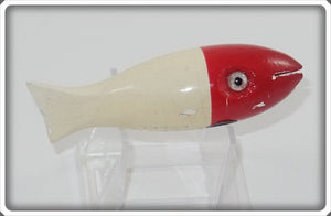 Vintage Snook Bait Co Red & White Weasel Lure 