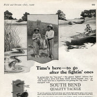 1920 South Bend Bait Co Quality Tackle Ad