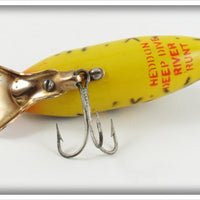 Heddon Yellow Coachdog Deep Dive River Runt In Box DD 9110 YCD