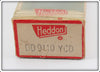 Heddon Yellow Coachdog Deep Dive River Runt In Box DD 9110 YCD