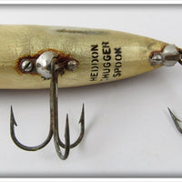 Heddon VGS Gold Chrome Brown Scales Chugger Spook