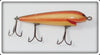 Vintage Pflueger Red And White Hole Eye Surprise Minnow Lure 3973
