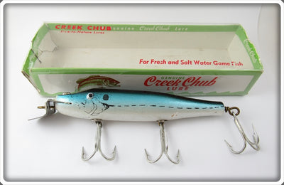 Creek Chub Photo Finish Alewife Wood Husky Pikie In Box