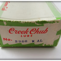 Creek Chub Photo Finish Alewife Wood Husky Pikie In Box
