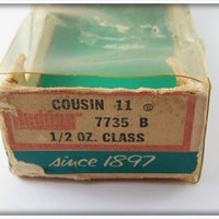 Heddon Black Cousin II In Correct Box