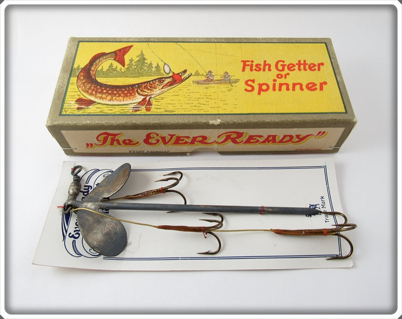fish getter lure Vintage DAM Ever Ready Artificial Bait Fish Getter Or Spinner In Box