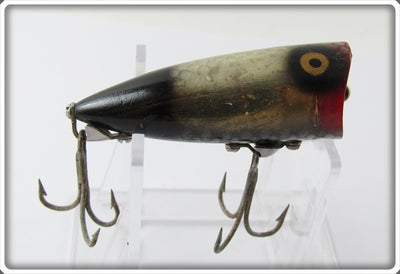 Heddon Fish Flash Silver & Black Chugger Jr