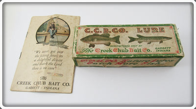 Creek Chub Empty Box For Silver Shiner Wigglefish