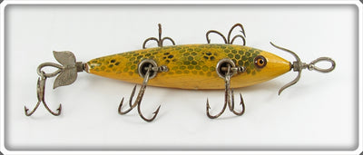 Vintage Heddon Frog Scale 150 Five Hook Minnow Lure 159J 