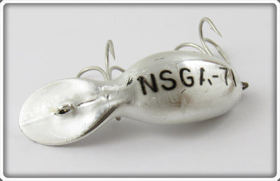 Heddon Chrome NSGA-71 National Sporting Goods Association Advertising Tadpolly