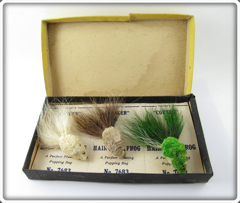 Vintage Frost's Corker Hair Frog Lure In Correct Box