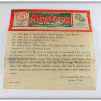 Pflueger Blue Mullet Scale Mustang In Box