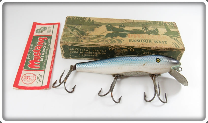 Pflueger Blue Mullet Scale Mustang In Box