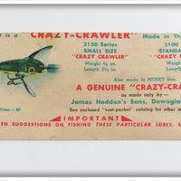 Heddon Red & White Shore Crazy Crawler In Box