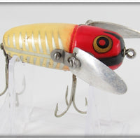 Heddon Red & White Shore Crazy Crawler In Box