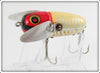 Heddon Red & White Shore Crazy Crawler In Box