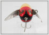 Heddon Red & White Shore Crazy Crawler In Box